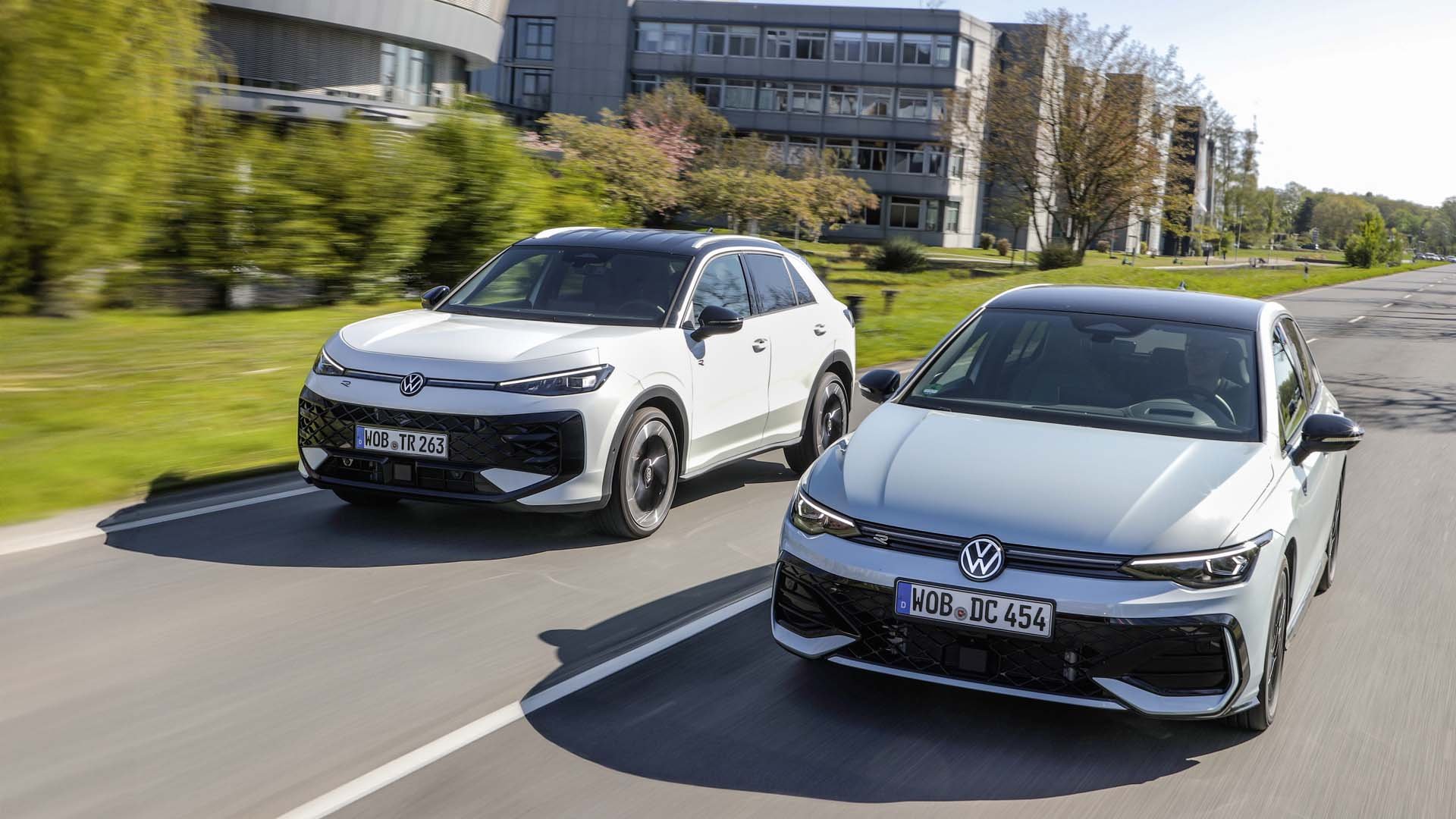 Volkswagen Golf Hybrid и T-Roc Hybrid