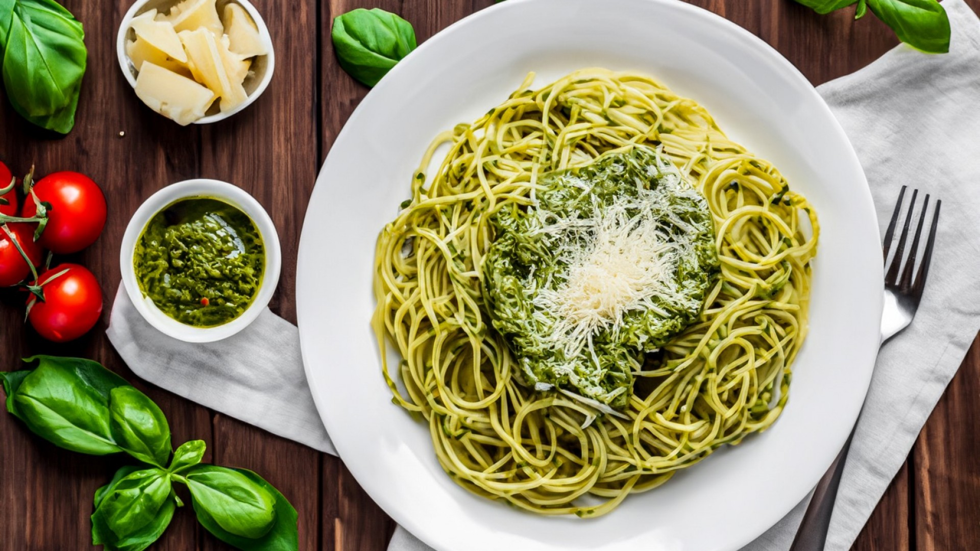 Паста с кремообразен сос от аспержи