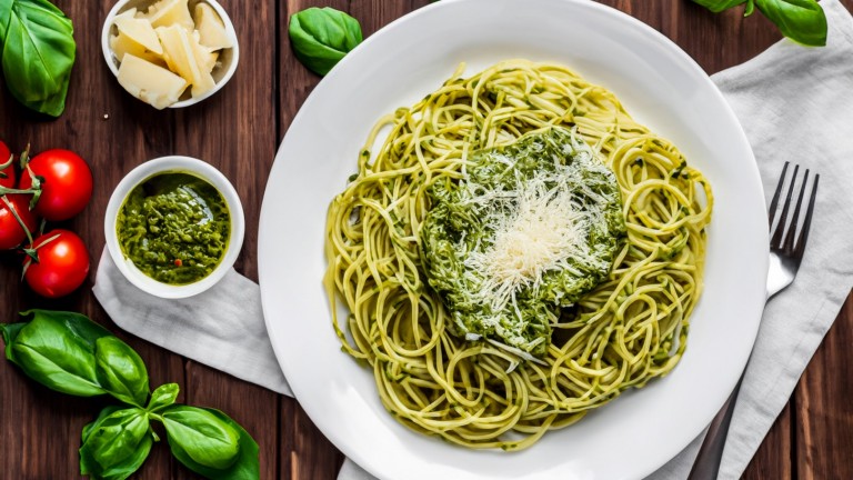 Паста с кремообразен сос от аспержи