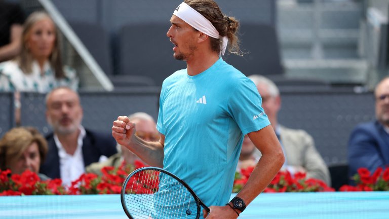 Двукратният шампион Зверев с нова победа в Мадрид