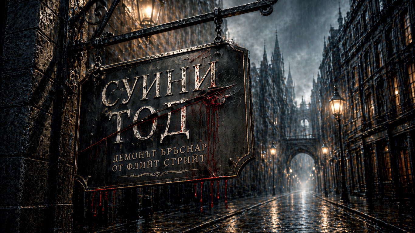 Бродуейският мюзикъл „Суини Тод“ ще бъде представен за първи път в България