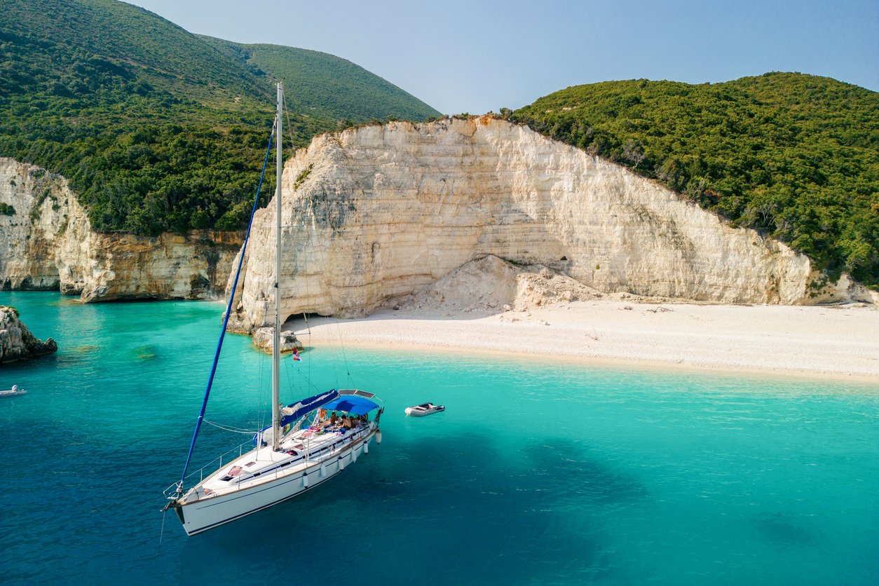 Плаж Fteri в Кефалония