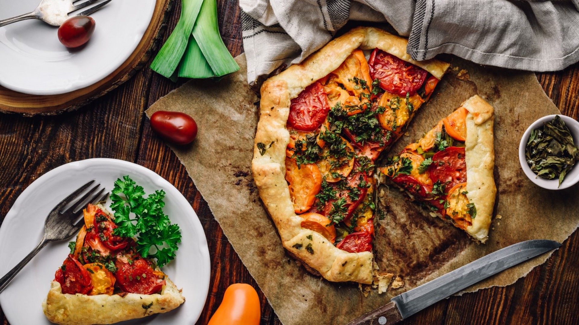 Галет с домати и рикота