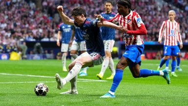 Епизод първи от полуфинала в Шампионската лига: Атлетико – Арсенал 0:0 (на живо)