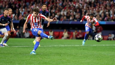 В Шампионската лига: Атлетико – Арсенал 1:1 (на живо), и домакините вкараха от дузпа