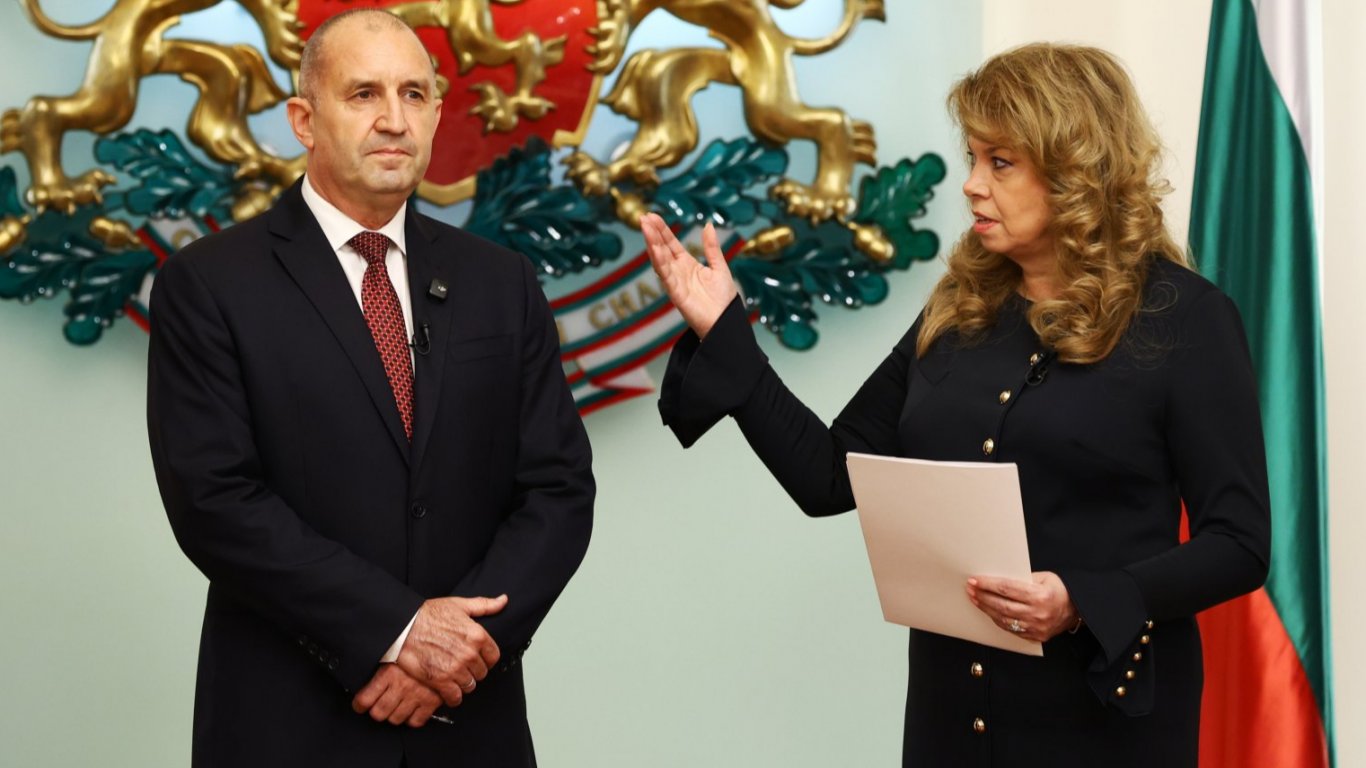 Вицепрезидентът Илияна Йотова издаде укази за формирането на служебен кабинет