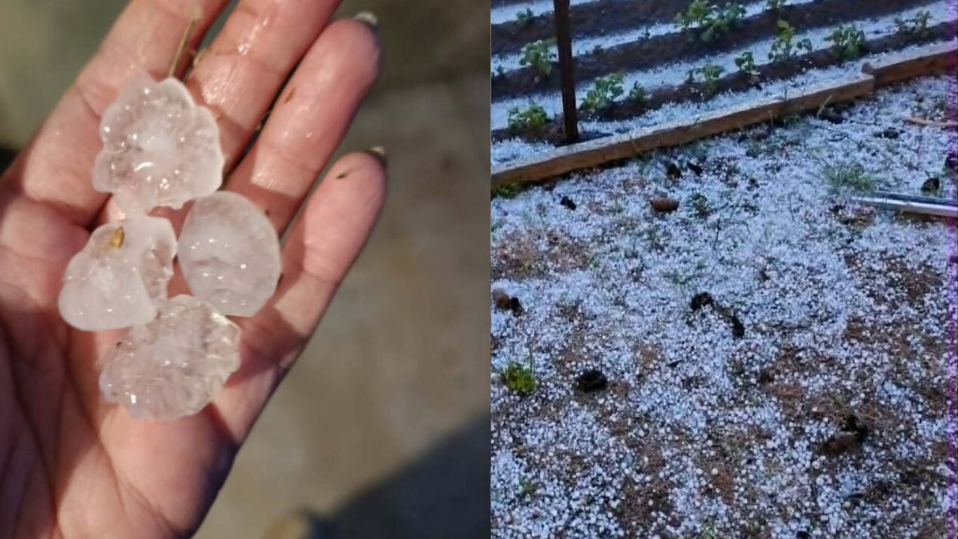 Градушка нанесе значителни щети в сливенско село