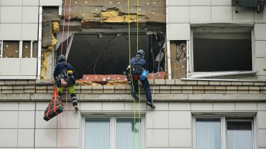 Най-малко трима души са загинали при масирана атака с дронове срещу Москва
