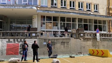 Реставрират пространството пред БНБ и "Архиви" на ул. "Московска" в София