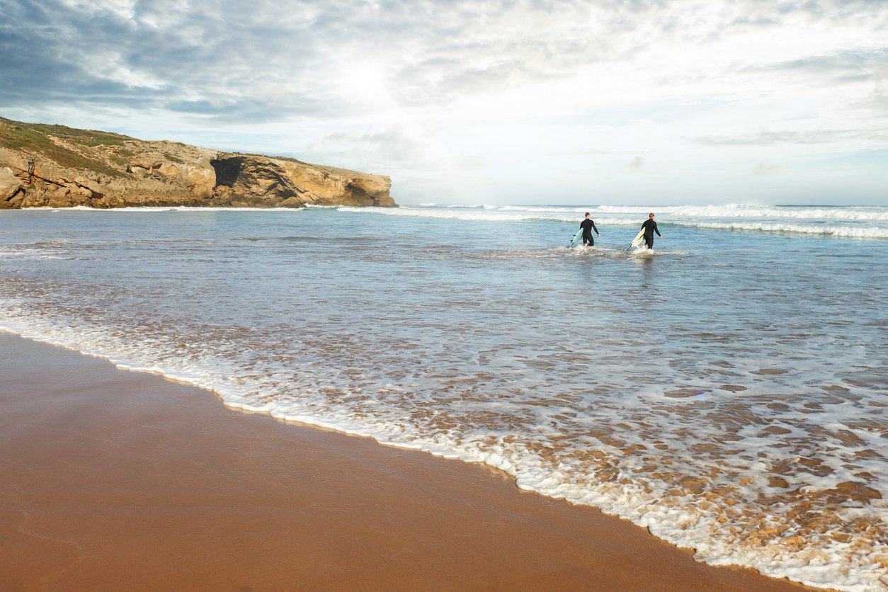 Praia de Monte Clérigo в Португалия