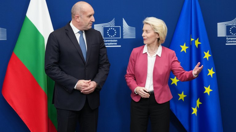 Фон дер Лайен към Радев: Размразяваме €370 млн. по ПВУ след реформите срещу корупцията