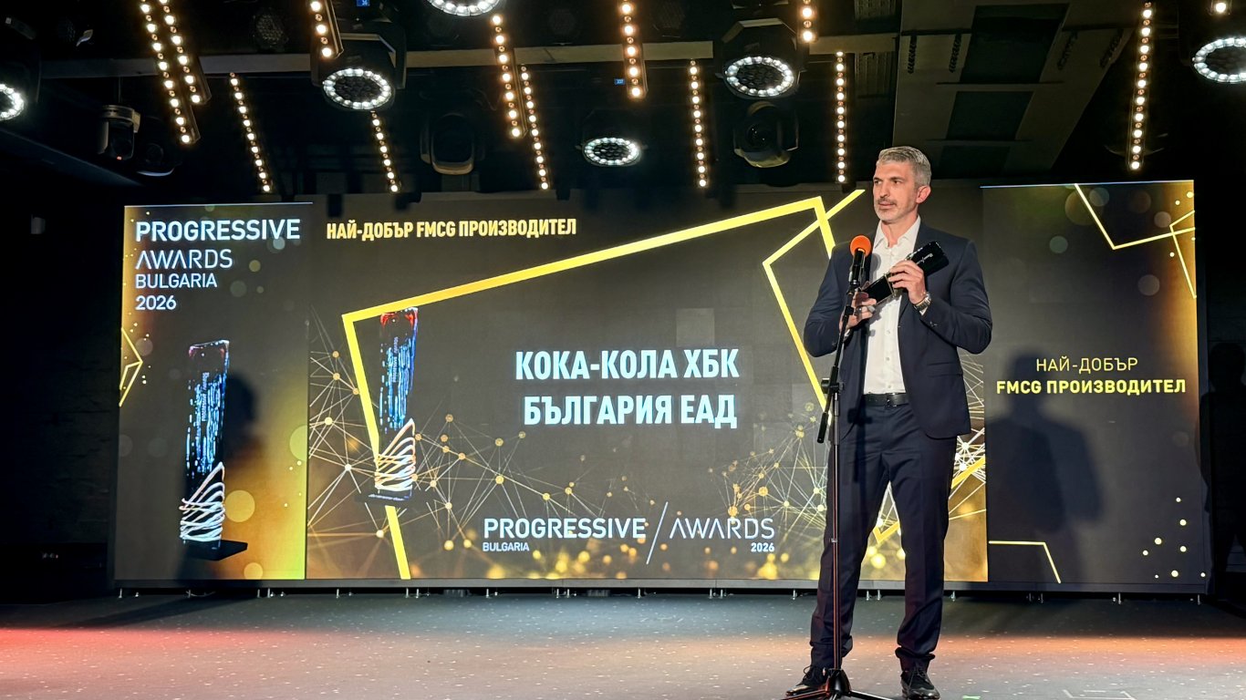Кока Кола ХБК България беше отличена с две златни награди