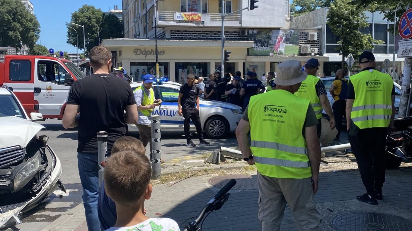Пътнотранспортно произшествие във Варна: Дете е пострадало, шофьор е задържан за наркотици
