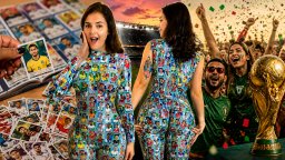 Бразилска инфлуенсърка се превърна в "живия Panini" на Мондиал 2026