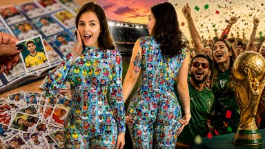 Бразилска инфлуенсърка се превърна в "живия Panini" на Мондиал 2026