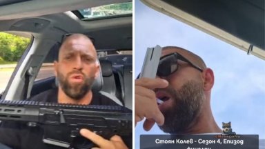 Задържаха тиктокъра Стоян Колев на АМ "Тракия" след положителен тест за кокаин (видео)