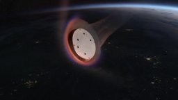 SpaceX изстреля мистериозен космически апарат с форма на летяща чиния