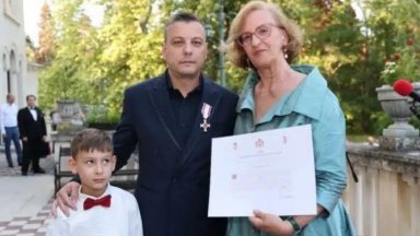 Боян Томов беше отличен с кръст "За заслуга към Малтийския орден"