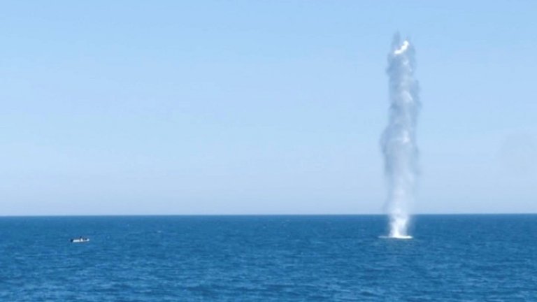 Военноморските сили унищожиха дрейфащ дрон край Кранево