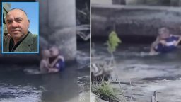"Задръж още 10 секунди!": Разказва полицаят, спасил дете от удавяне в Марица 