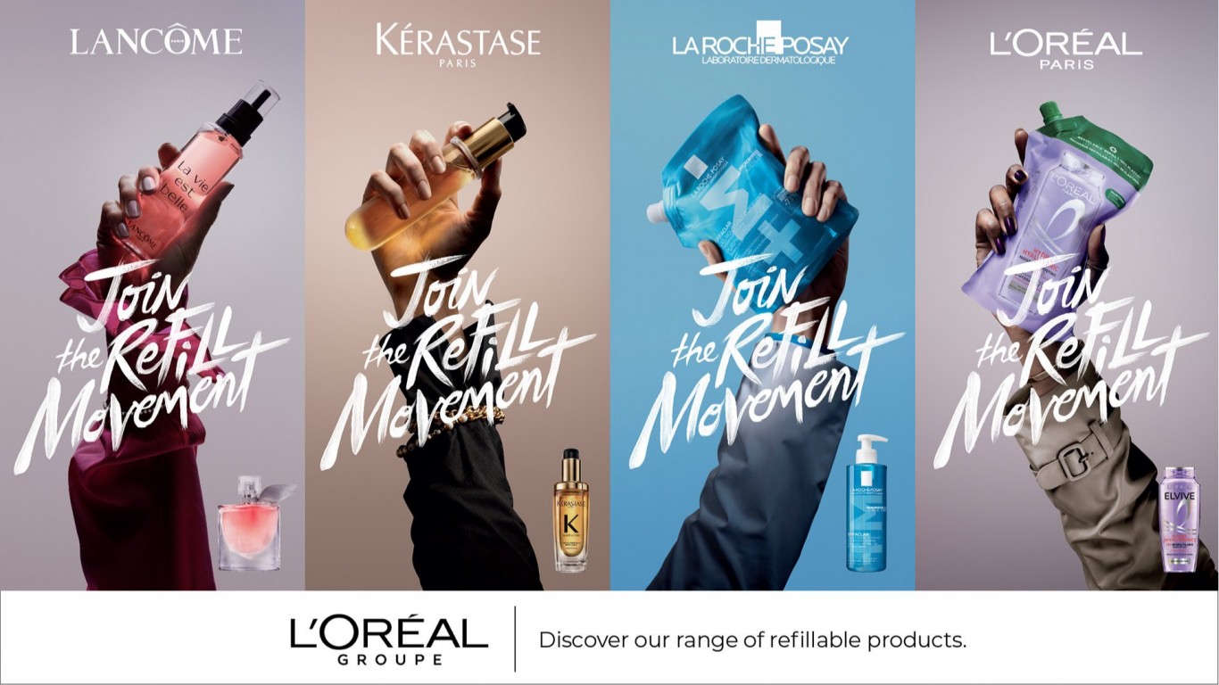 L’Oréal разширява глобалната си инициатива за презареждаема козметика