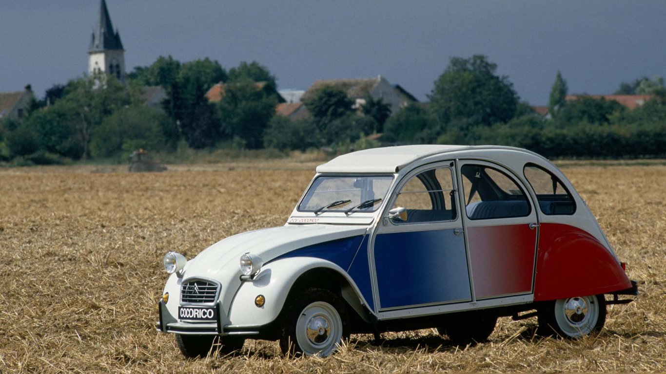 Citroen 2 CV Cocorico: Лимитирана серия от 1986 г. в чест на Световното първенство