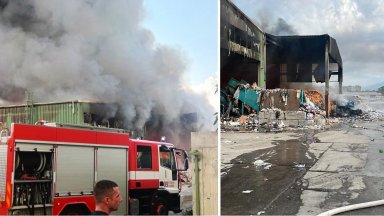 Терзиев: Пожарът в "Екобулпак" блокира разделното сметосъбирането в половин София