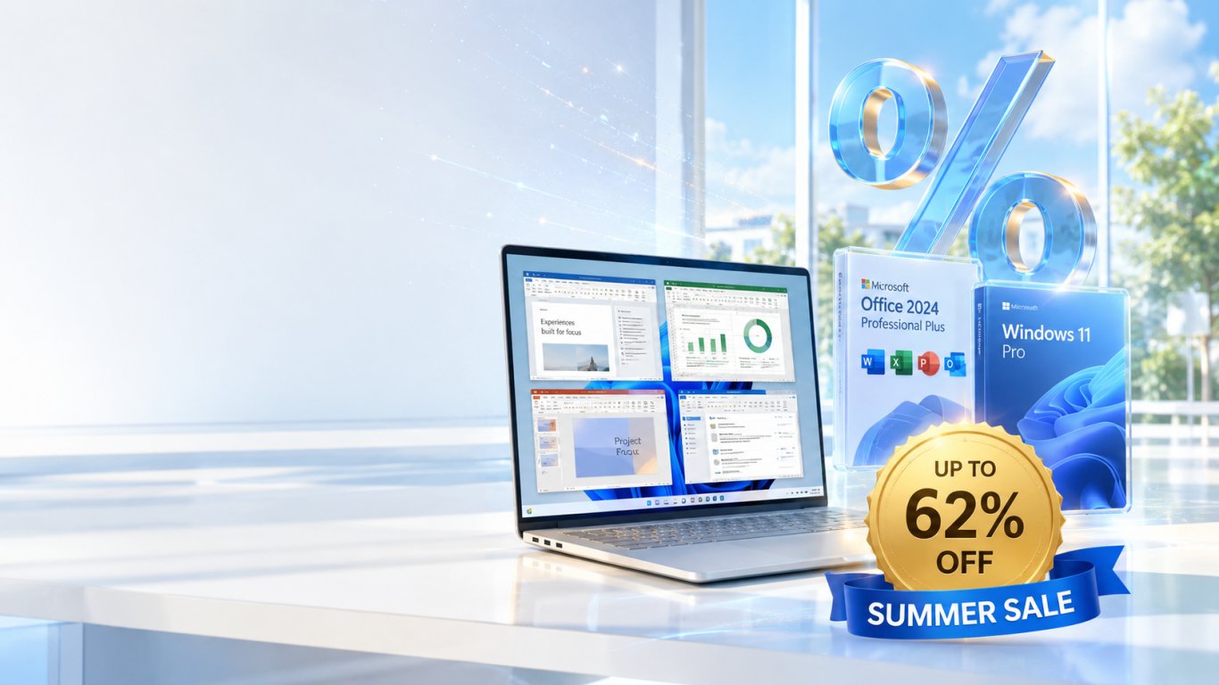 Онлайн търговецът Godeal24 стартира лятна разпродажба предлагайки оригинални лицензи за
