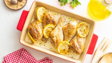 Печени пилешки бутчета по екзотична рецепта