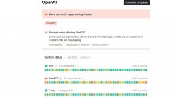 Глобален срив засегна услугите на ChatGPT