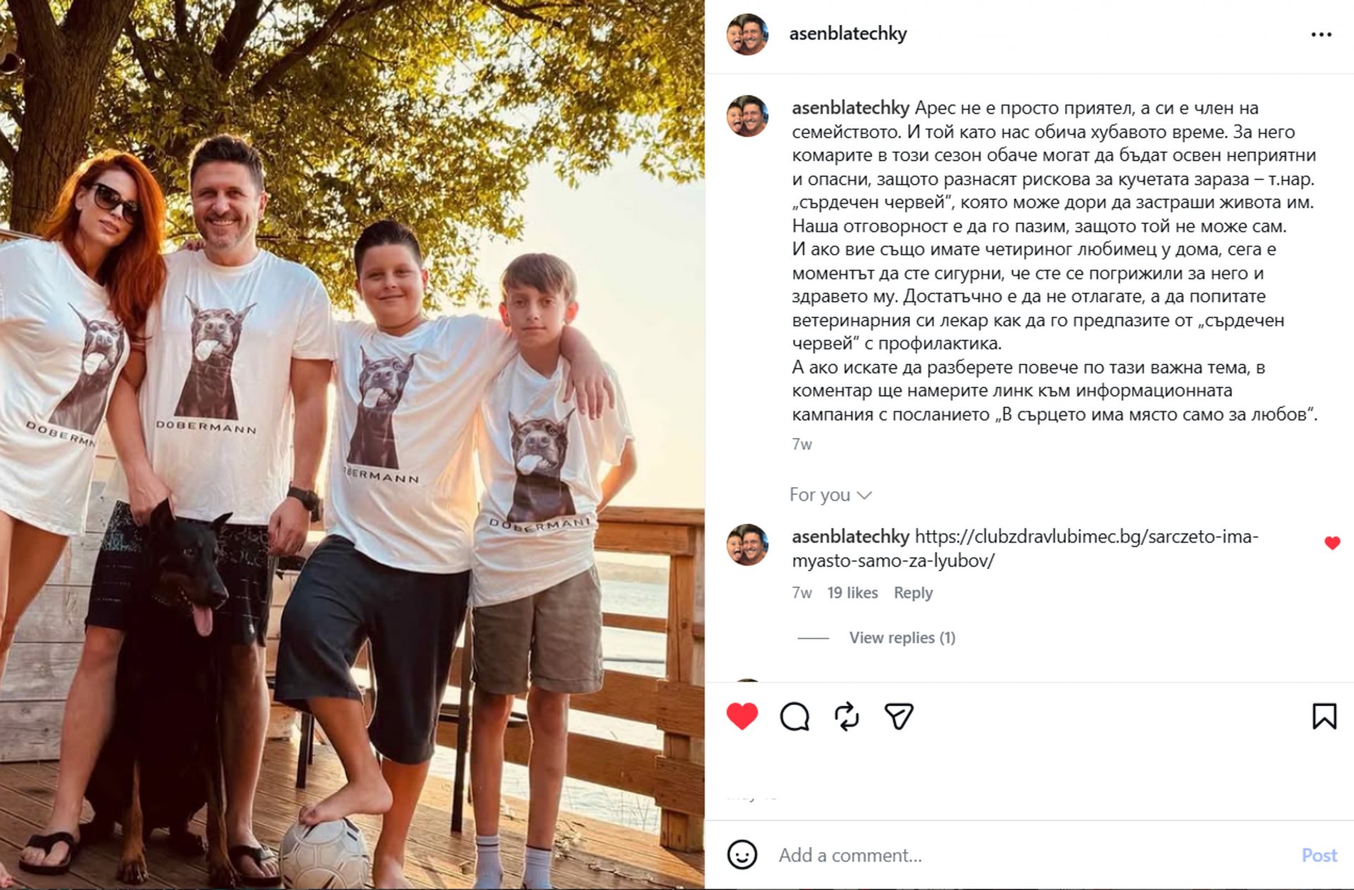 Куче и грижа