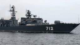 Руската фрегата "Неустрашими" проведе внезапно учение със стрелби в Ламанша