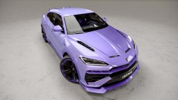 Lamborghini Urus облече люляков костюм