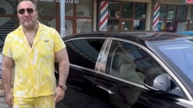 Подпалиха луксозния Майбах, в който возят Митьо Очите (видео)