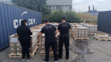 Митничари на морето задържаха стоки за над 12 млн. долара в акция с европрокуратурата