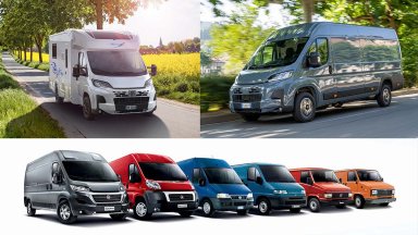 FIAT Professional отбеляза 45 години от появата на Ducato