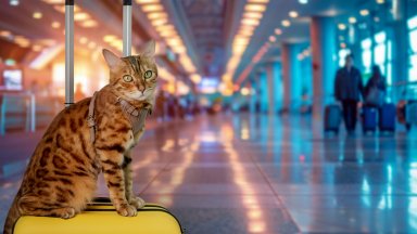 Котката Мишу, изгубена на летището в Брюксел, беше открита след 17 дни