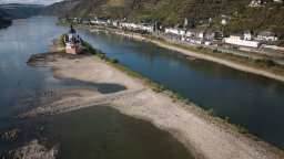 Нивото на Рейн е рекордно ниско, бизнесът спешно пренасочва превозите към влакове и камиони