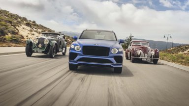 Bentley ще покаже съвременни и исторически модели на един век в САЩ