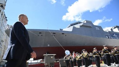 Полша пусна на вода първата си нова фрегата по програмата "Риба меч"