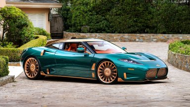 Spyker C8 Preliator XXV Coupe предлага изобилие от злато