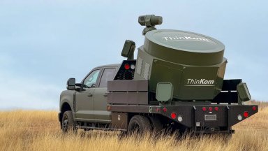 Микровълново оръжие на пикап ще пази фронта от дронове
