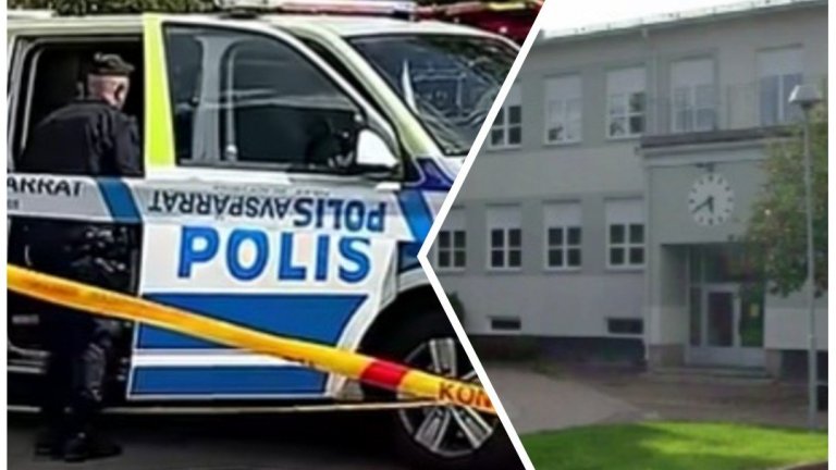 Нападател нахлу с меч в шведска гимназия, рани няколко души и го простреляха