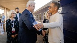 Лидерите на шест европейски държави пристигнаха в Киев (снимки)
