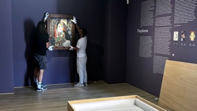 "Ахинора" на Иван Милев напусна едноименния музей в Казанлък, за да бъде показана само за ден на "Аполония"