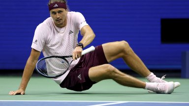 На 2 точки от отпадане: Водачът в схемата Зверев оцеля на US Open след петчасов екшън