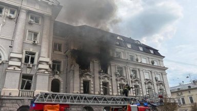Руски дрон удари централата на СБУ в Киев: Под въпрос е визитата на емисарите на Тръмп (видео)