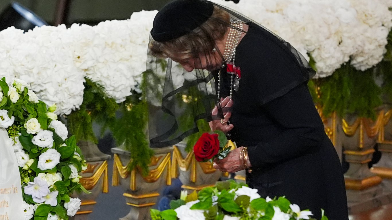 Вдовицата на норвежкия крал Харалд, кралица Соня