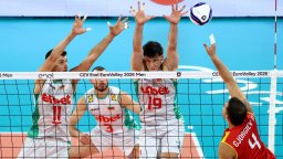 Старт на Евроволей в София: България - Северна Македония 25:17, 20:18 (на живо)